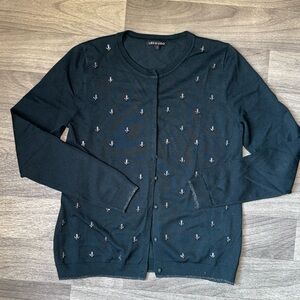 LEO & UGO‎ olive green cardigan